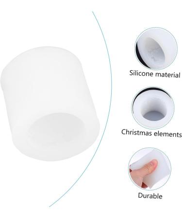 Anneome Christmas Candle Molds Ice Cubes Chocolate Santa Chocolate Lovely Diy Mold Lip Gloss Muffin 3d - Buy Online on GoSupps.com
