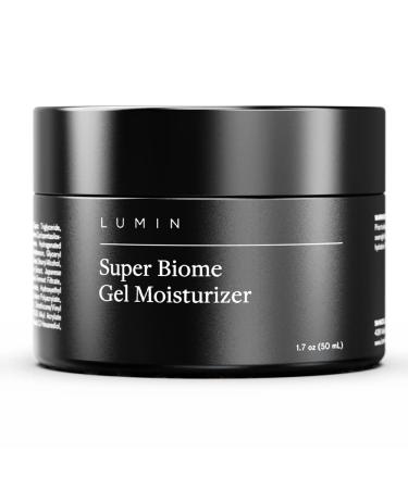 Lumin - Gel Moisturizer - Skin Care for Men - Control Oily Skin  Reduce Appearance of Fine Lines  Boost Hydration With Hyaluronic Acid - Anti-Aging Super Biome - 1.69 oz