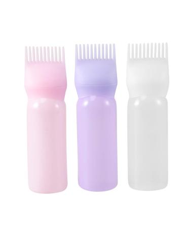 3 pieces of root comb bottle 4 ounces bottle of comb with a torn reusable reusable hair dye for hair dye color coloring scalp treatment essential
