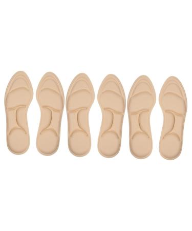 NOLITOY 3pcs Shoe Insoles Orthotic Insoles Shoes Inserts for Women Insoles for Absorption Insoles Exercise Shoe Inserts Shoe Pads Shoe Filler 5d Casual Sponge