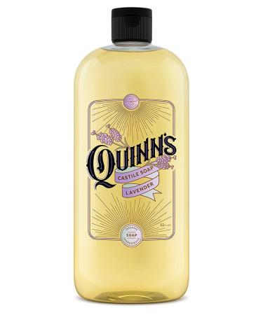 Quinn’s Pure Castile Organic Liquid Soap, 32 ounce (Lavender)