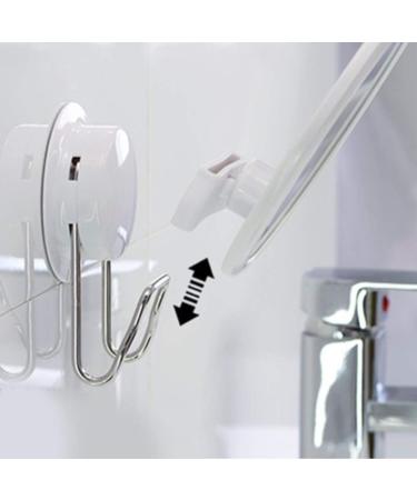 Tookie Fogless Shower Mirror - 360 Rotatable Stainless Steel Make Up Mirror for Bathroom - Buy Online on GoSupps.com