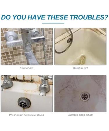 Bath Cleaner Spray Stubborn Stains Cleaner Multipurpose Cleaning Spray for Bathroom Bathroom Descaler Cleaner Multipurpose Foaming Cleaner for Bathroom Toilets and Porcelain Surface - Buy Online on GoSupps.com