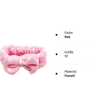 PULABO Polka Dot Bow Knot Wash Face Headband | Soft Makeup Hairband | High Quality & Safe for Skincare - Buy Online on GoSupps.com