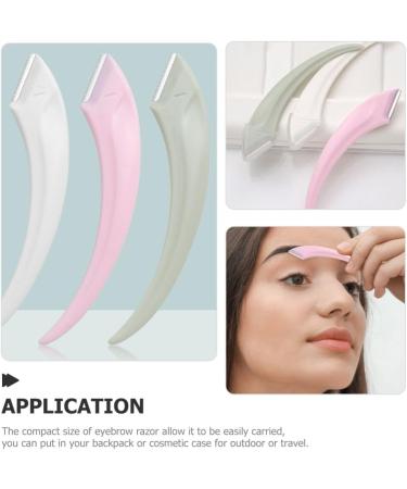 Beavorty 6-Piece Meniscus Anti-Scratch Eyebrow Trimmer Set - Stainless Steel Face Hair Removal for Women | Eyebrow Cutter & Raspers - Perfect Cosmetics Tool - Buy Online on GoSupps.com