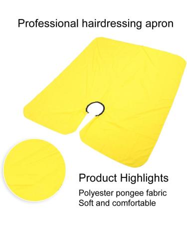 Hairdressing Cape Professional Hairdressing Apron Hair Cutting Dyeing Hairdresser Adjustable Dress Cape Hairdressing Apron Yellow for Barbers and Hairdressers 130 x 120cm - Buy Online on GoSupps.com