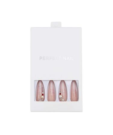 Brishow Coffin Artificial Nails - Long Gradient Ballerina Acrylic Press-On Nails (24pcs) for Women & Girls - Shop Now! - Buy Online on GoSupps.com