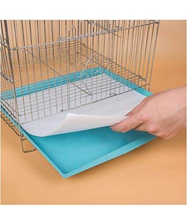 Non-Woven Bird Cage Liners - 100 Precut Absorbent Sheets for Bird Parrot Cages | 12.210in - Buy Online on GoSupps.com