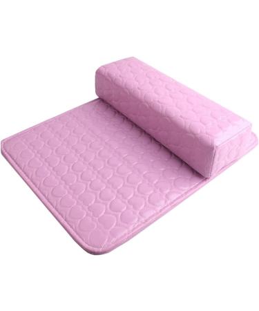 djkyu 1 Set Hand Cushion Holder Soft PU Leather Sponge Arm Rest Love Heart Design Nail Pillow Manicure Art Beauty Mat Pad (Color : Silver) - Buy Online on GoSupps.com
