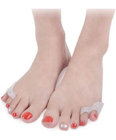 Pink Silicone Toe Separators - 10 Pcs for Tailor's Bunion Pain Relief and Protection - Buy Online on GoSupps.com