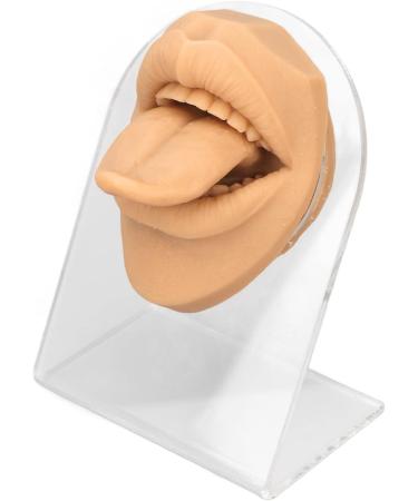 Deosdum Lifelike Silicone Mouth Tongue Model for Jewelry Display - Professional Piercing Practice Tool (Skin Color) - International Shipping Available - Buy Online on GoSupps.com