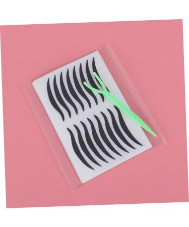 FOMIYES 80 Pairs Double Eyelid Tape Eyeshadow Eyeline Tape Sticker Temporary Eye Liner Invisible Tape Black - Buy Online on GoSupps.com
