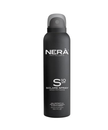 NERA Pantelleria Low Protection SPF10 Body spray Water-Resistant Sunscreen with UVA and UVB Filters Clear- Face & Body 150ml
