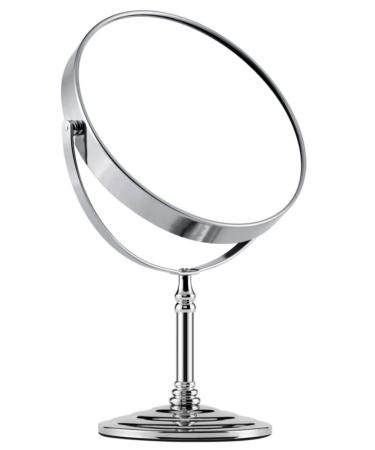 NAYSAYE Magnifying Mirror  8 Inch Vanity Portable Travel Makeup Mirror Double Sided Swivel with 1X 5X Magnification Desk Small face Mirror