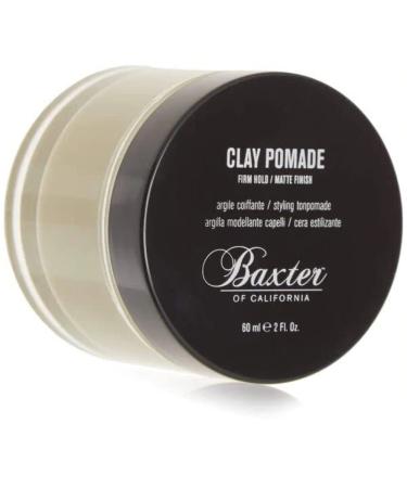 Baxter of California Clay Pomade | Firm Hold - Matte Finish | Hair Pomade for Men and Women | Perfect for Texturizing Straight or Wavy Hair | 2 Ounces
