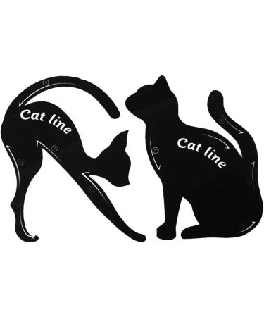 Mikinona Stencils 2pcs Eyeshadow Stencil Eye Stencil Eyeliner Model Card Cat Eye Stencil - Buy Online on GoSupps.com