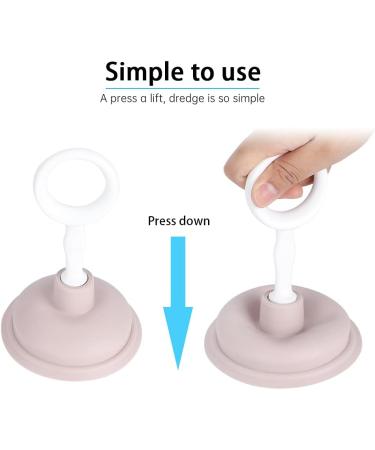 Lybunair 2Pcs Manual Drain Unblocker Set Versatile Pipe Cleaning Device for Home Kitchens Bathrooms - Buy Online on GoSupps.com
