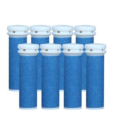 Replacement Refill Rollers for Emjoi Micro-pedi (Extra Coarse) - Pack of 8