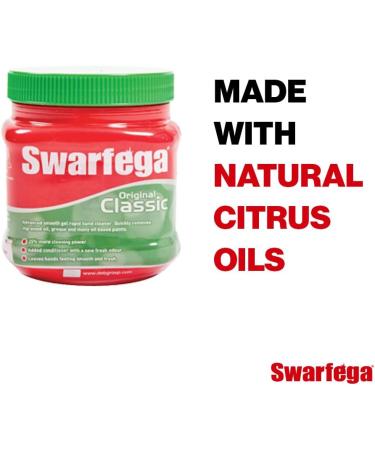 Swarfega SWA304A Original Classic Hand Gel 500ml Tub - Rapid Action Hand Wash with Added Conditioner - Gentle on Skin - Pack of 1 - Buy Online on GoSupps.com