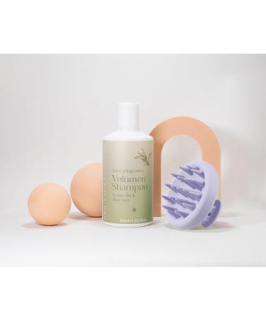 Serker Scalp Massage Brush - Silicone Shampoo Brush for Hair Growth Dandruff Reduction & Head Massage - Purple Violet - Buy Online on GoSupps.com