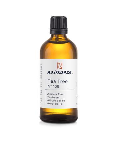 Naissance Tea Tree Essential Oil (No. 109) - 100ml - Pure Natural Cruelty Free Vegan & Undiluted - Use in Diffusers Aromatherapy & Homemade Formulations