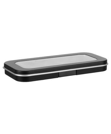 Ipetboom tui Maquillage Portable M Taille Couvercle Transparent Palette de Maquillage Vide Rechargeable en Plastique Bo te Fards Paupi res DIY pour Voyage Bureau et Rangement