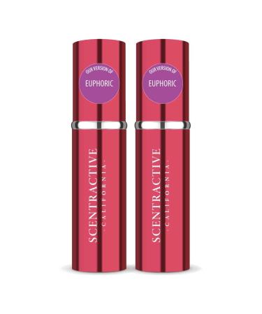 CA Perfume Impression of Calvin K. Euphoric For Women Replica Version Fragrance Dupes Concentrated Long Lasting Eau de Parfum Spray Refillable Atomizer Bottle 0.17 Fl Oz/5ml-X2 CALVIN K. EUPHORIC IMPRESSION 0.34 Fl Oz (Pack of 1)