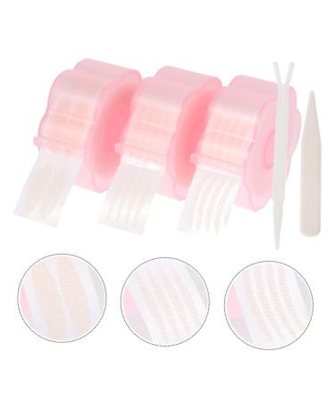 FOMIYES 9 Rolls Double Eyelid Sticker Instant Eyelid Tape Double Eyelid Tape Encounter Water Eye Patch 5x5x2.5cmx3pcs Pinkx3pcs - Buy Online on GoSupps.com