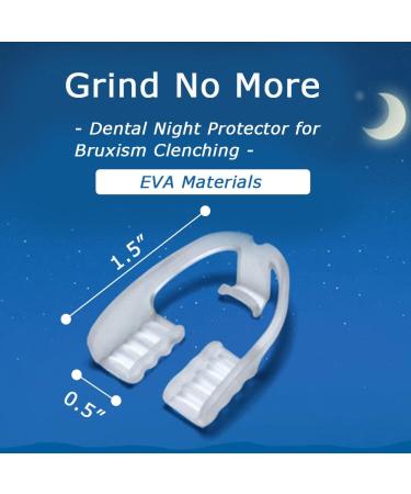 Mouth Guard for Teeth Grinding - 4 Pieces Customized Fit for Bruxism & Snoring No Additives - Buy Online on GoSupps.com