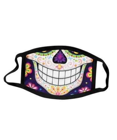 ZLUU 1PC Halloween Adults Protective Face Mask Personalized Patterns Face Cover Safe Skin Friendly Face Sheild Washable Reusable Halloween Printed Anti-Fog Masks Which Can Be Washed and Reused - Buy Online on GoSupps.com