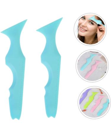 Beavorty 2pcs Silicone Beauty Ruler Lash Mascara Makeup Lipstick Makeup Stencils Cosmetic Applicator - Buy Online on GoSupps.com
