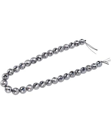 Shop Verdant Touch Terahertz Pearl Strand Necklace | Long Natural Stone Jewelry | Semi-Finished Round Loose Beads - 20 Inch - Buy Online on GoSupps.com