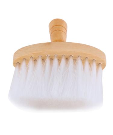 Premium Wooden Hair Duster Brush - Soft Neck Brush for Hairdressers | Ideal for Precise Hair Cleaning & Styling - Buy Online on GoSupps.com
