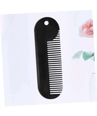 Doitool Black Pocket Comb for Men - Robust Hair Styling & Mustache Grooming | Mini Travel Comb for Hair & Beard - Buy Online on GoSupps.com
