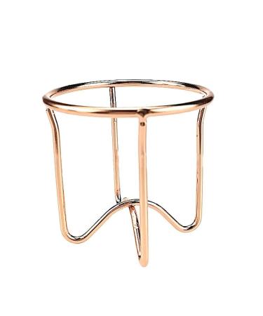 Cosmetic Egg Racks Egg Powder Puff Display Stand Drying Rack Rosy Gold Makeup Sponge Holder Cosmetic Egg Drying Holder 4.5 * 4 * 4.5cm| Practical and Clever