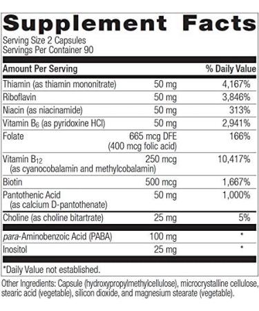 Bariatric Advantage B-50 Complex with Active B12 High Potency Supplement - 180 Count (Pack of 1) - Buy Online on GoSupps.com