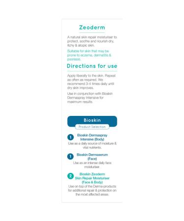 Salcura Bioskin Zeoderm 150ml - Repairing Skin Cream for Eczema & Psoriasis | Fast International Shipping - Buy Online on GoSupps.com