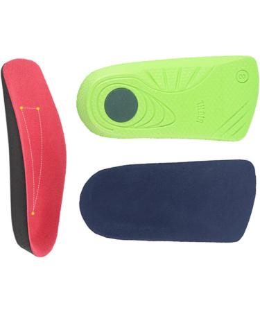 GLEAVI 3 Pairs 3/4 Arch Support Insoles - Plantar Orthotic Shoe Inserts for Sports & Foot Care - Buy Online on GoSupps.com