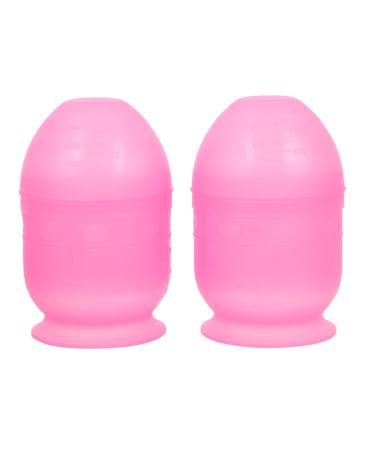 Hemobllo Agitateur De Teinture Capillaire Gobelet M langeur De Couleurs 2 Pi ces Petit Format Plastique Alimentaire Rose Pour Salon De Coiffure Professionnel