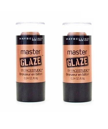 Maybelline Limited Edition Master Glaze By Facestudio Bronzer Stick - Glistening Amber 230 Pack of 2