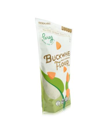 Pereg Buckwheat Flour (16 Oz) - Gluten-Free Wheat Flour Alternative for Baking Cookies and Cakes - Non-GMO - Buy Online on GoSupps.com