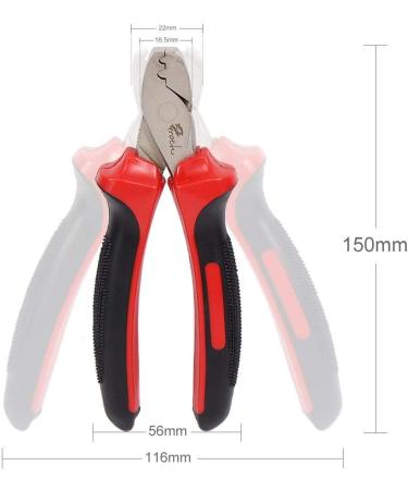 Croch Clamp Sleeves Set - 300 Fishing Pliers Crimp Sleeves in 7 Sizes | Durable Red Fishing Accessories - Buy Online on GoSupps.com