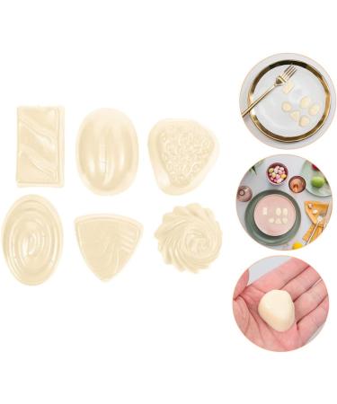 BESTonZON 24 Pcs Simulation Chocolate Artificial Candy Model Desktop Toys Fake Chocolate Toys Cookies Bulk Interesting Simulation Cookie Small Fake for White Pvc Dessert Child Fake Food 3.9X2.8X1.8CMx4pcs 1 - Buy Online on GoSupps.com