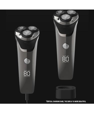 Buy Head Shaver for Men - Waterproof Electric Razor Powerful Rotary Wet/Dry Grooming Rechargeable Beard Shaving - Buy Online on GoSupps.com