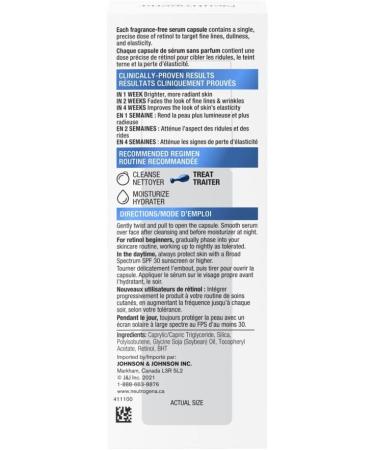 Neutrogena Rapid Wrinkle Repair Retinol Serum Capsules for Wrinkles Dark Spots Fine Lines - 30 Capsules - Buy Online on GoSupps.com