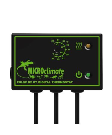 Microclimate Pulse B2 HT High Temperature Reptile Thermostat Black