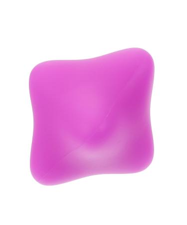 Toddmomy Handball handballs made of rubber emphasize finger handle weighted pitch balls wood around lacrosse massage handle trainer hand coordination deep pebble gel violet japan fitness wooden purple 5.8x5.8x5.8cm