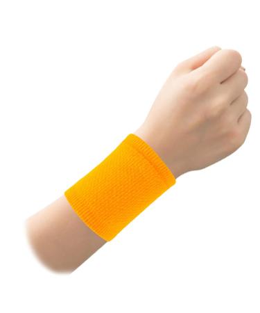 BESPORTBLE Sports Wrist Brace - Compression Wristband for Men & Kids - Exercise Support & Elasticity - Orange Hand Wraps - Buy Online on GoSupps.com