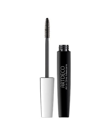 ARTDECO All In One Mascara (0.33 Fl Oz)   your one-stop mascara  long-lasting mascara  for ultimate volume  length  and curl  two brushes in one: for volume and separation of the lashes  eye make up