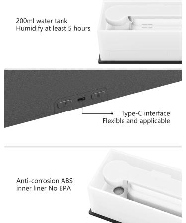 Shiawase Aroma Diffuser with Flame Effect | Essential Oils Diffuser 200ml | 2 Color Light Humidifier for Home Office Yoga & Kids - Gray - Buy Online on GoSupps.com